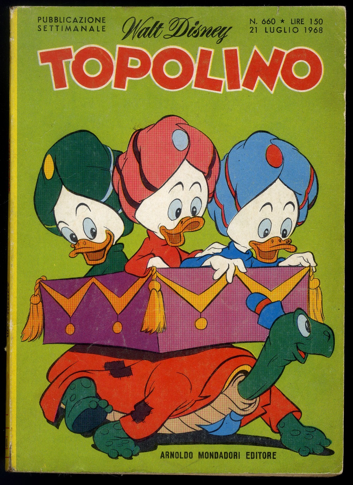 TOPOLINO N° 660 - 21 LUGLIO 1968 - SENZA BOLLINI - CONDIZIONE BUONO / OTTIMO