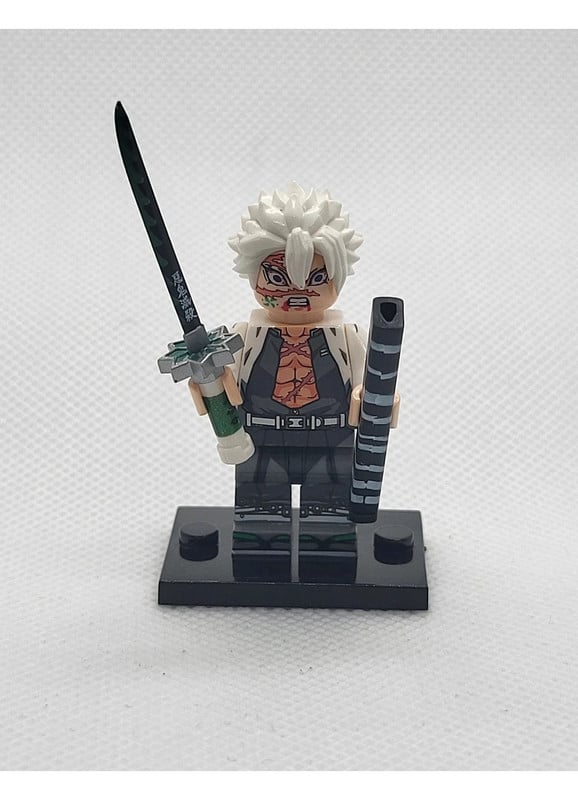 Figurine type Lego - demon Slayer - Sanemi Shinazugawa (Lego-style Figure - DS - Sanemi Shinazugawa)