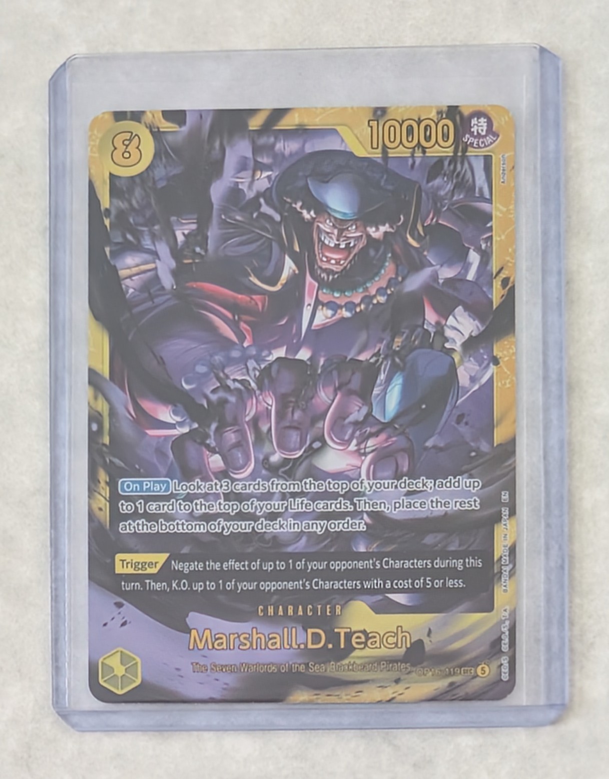 Marshall.D.Teach (119) pezzo unico OP16 Il tempo della battaglia 