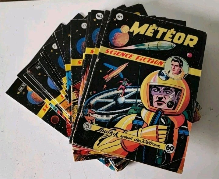 Meteor 1-22 Completo Titan Editore Originale 1958 Lehning Fantascienza