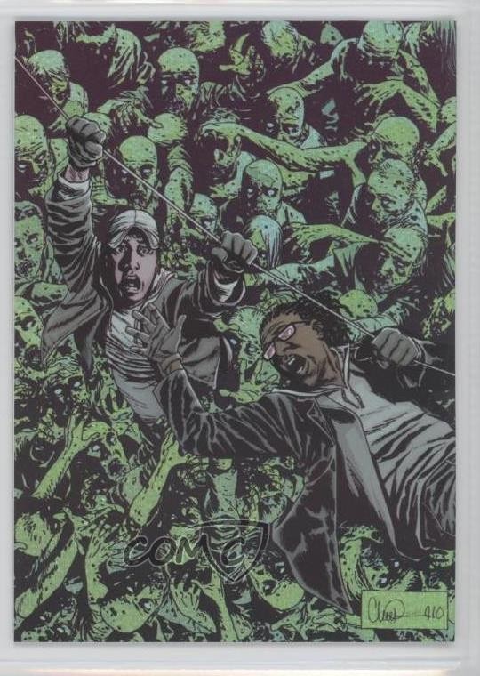 2013 Cryptozoic The Walking Dead Comic Set 2 Foil No Way Out Parte 3 #63 7j3