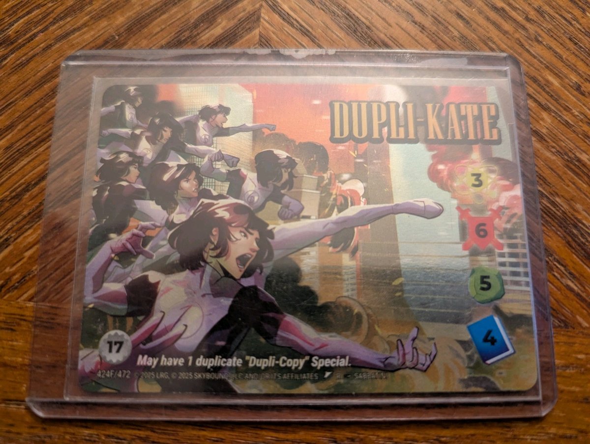 DUPLI-KATE 424F Overpower Skybound Invincible/Walking Dead RARO FOIL