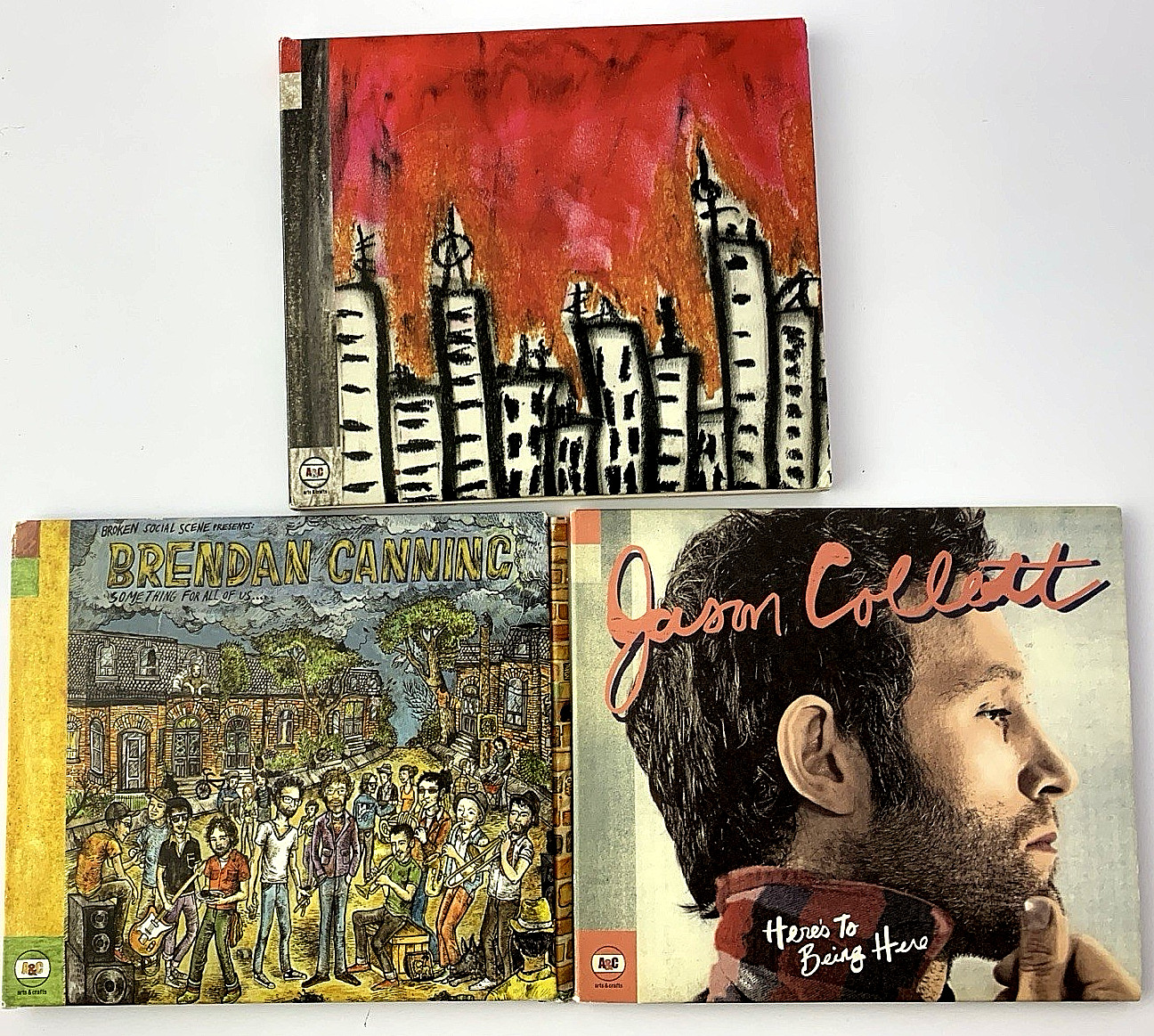 Broken Social Scene CD Lot 3 Brendan Canning Jason Collett Arts & Crafts