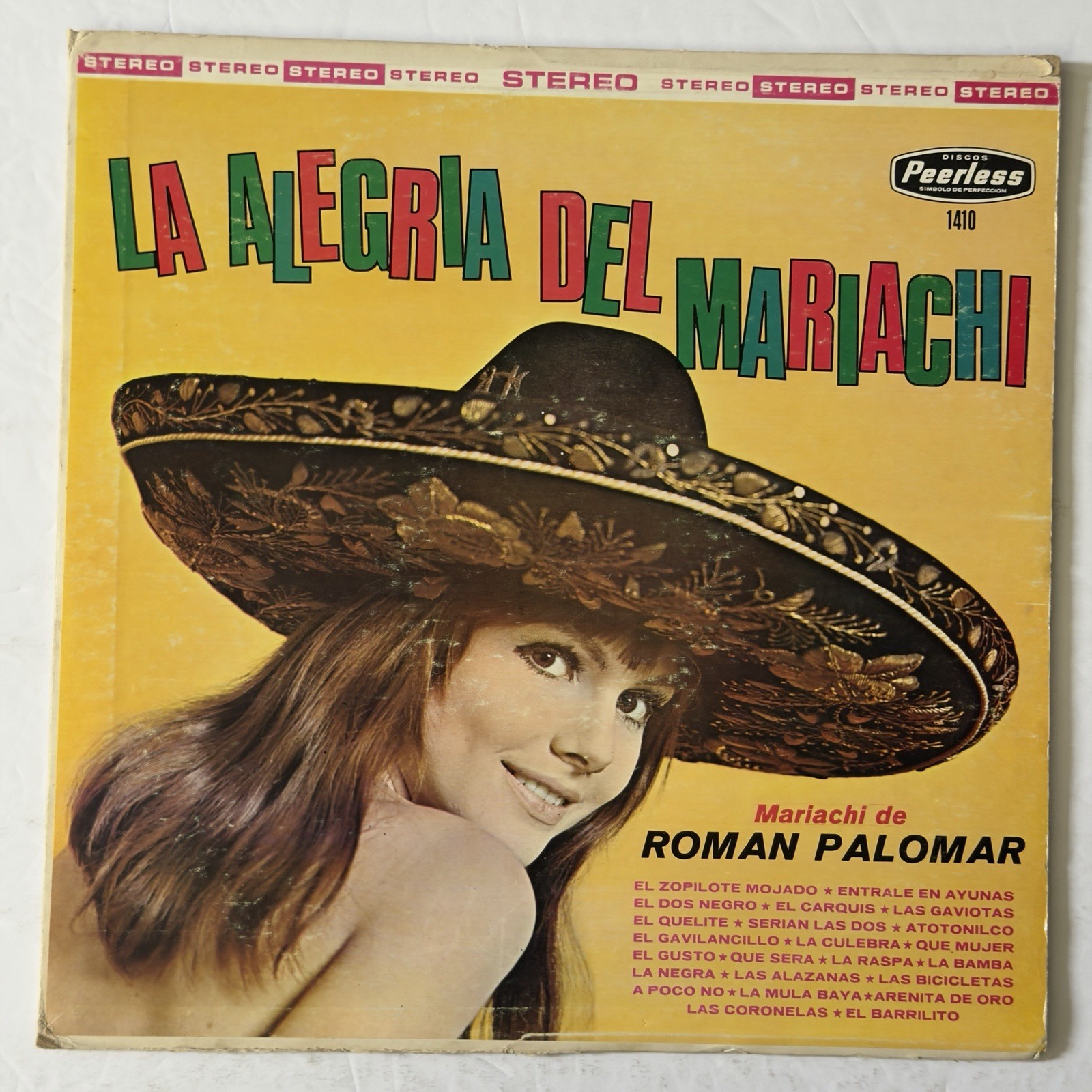 Mariachi De Roman Palomar~La Alegria Del Mariachi~Discos Peerless~Stereo