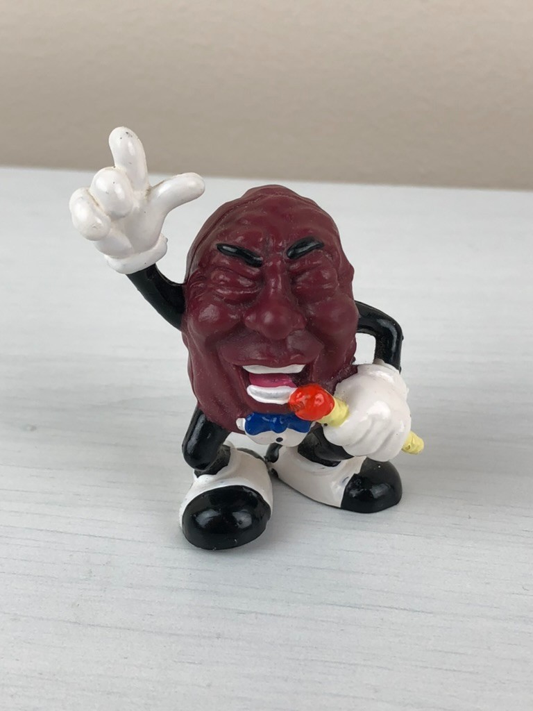 Vintage 1987 The California Raisins Singer Toy Figure