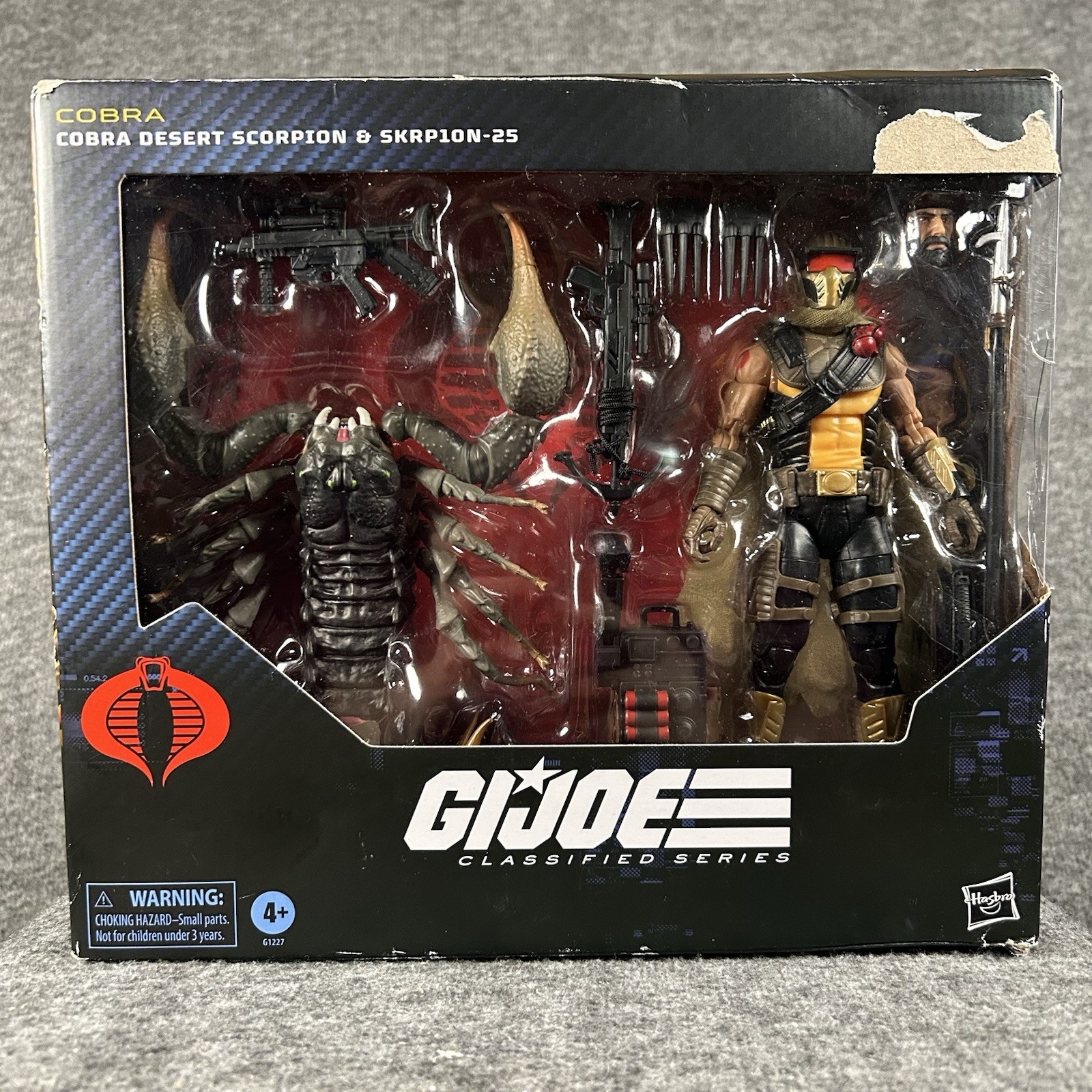 Set figurine GI Joe Classified Series #180 Cobra Desert Scorpion & SKRP10N-25 nuove con scatola