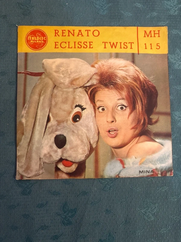 Mina 45 giri italdisc Renato / Eclisse Twist