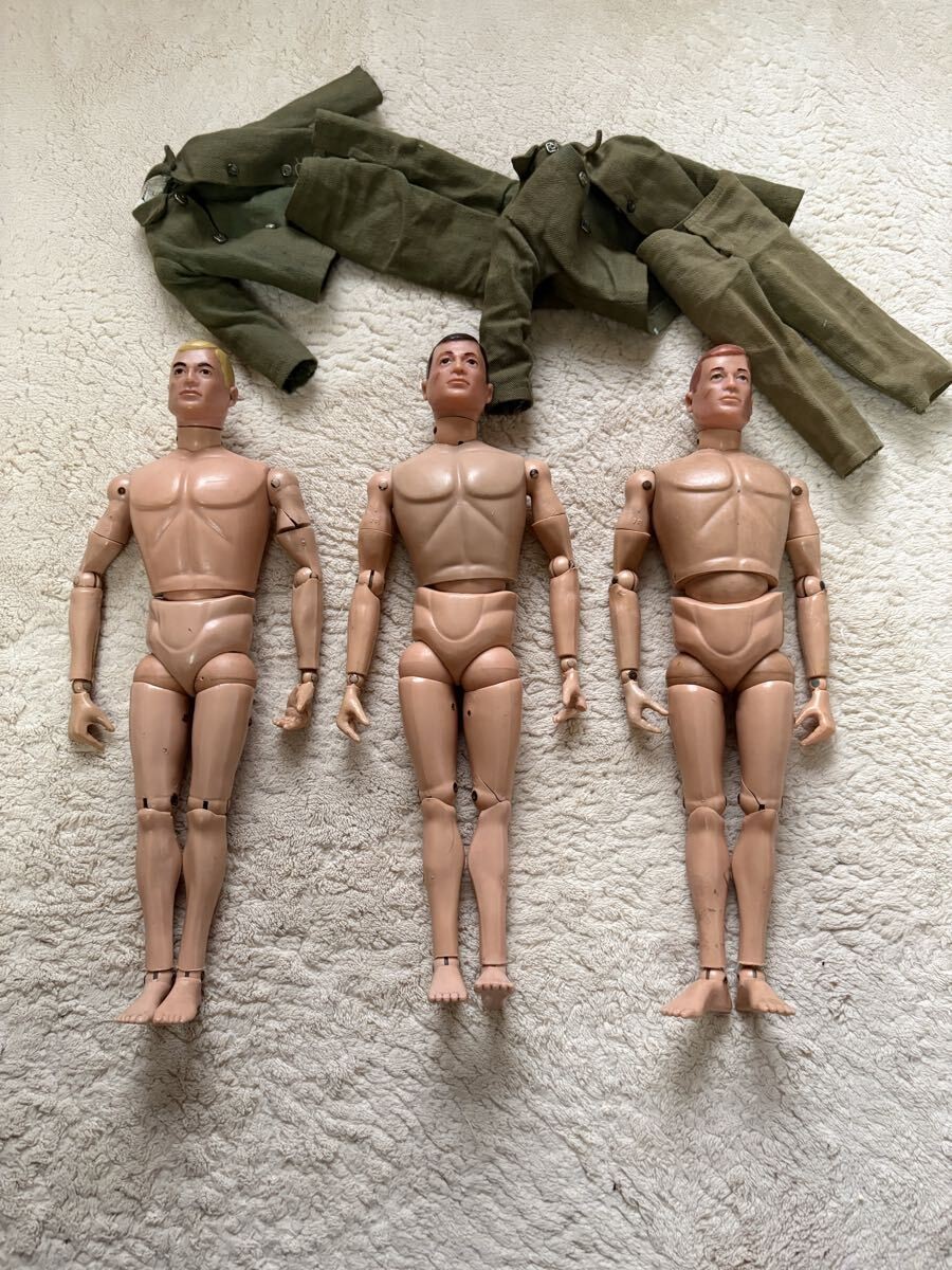 GI Joe Action Soldier 1964 USA Hasbro 3 Body Figures Set Base Personalizzato 569332