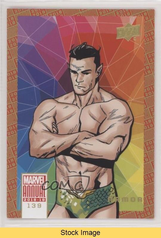 2018-19 Upper Deck Marvel Annual Color Wheel SP Namor #139 READ 0aj0