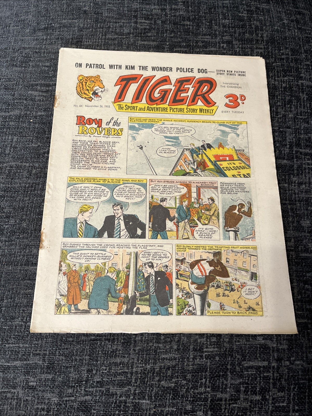 Tiger Comic - #64 - 26 November 1955