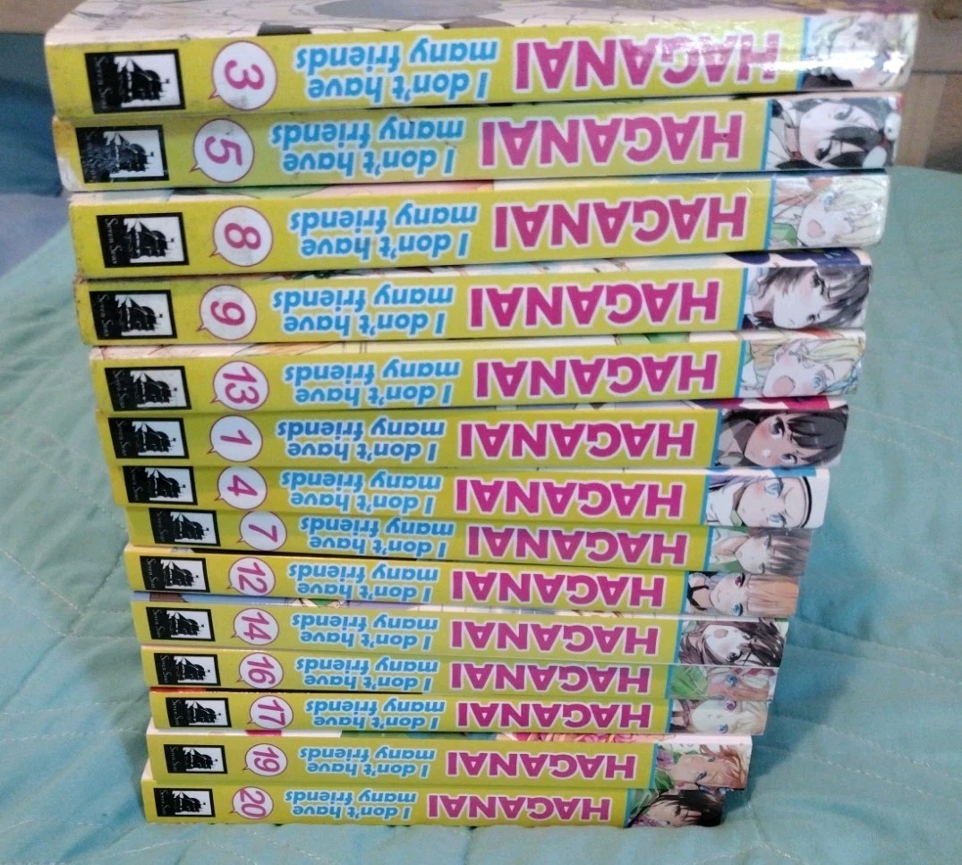 Haganai: I Don't Have Many Friends lotto di 14 vol inglese di Itachi & Yomi Hira...