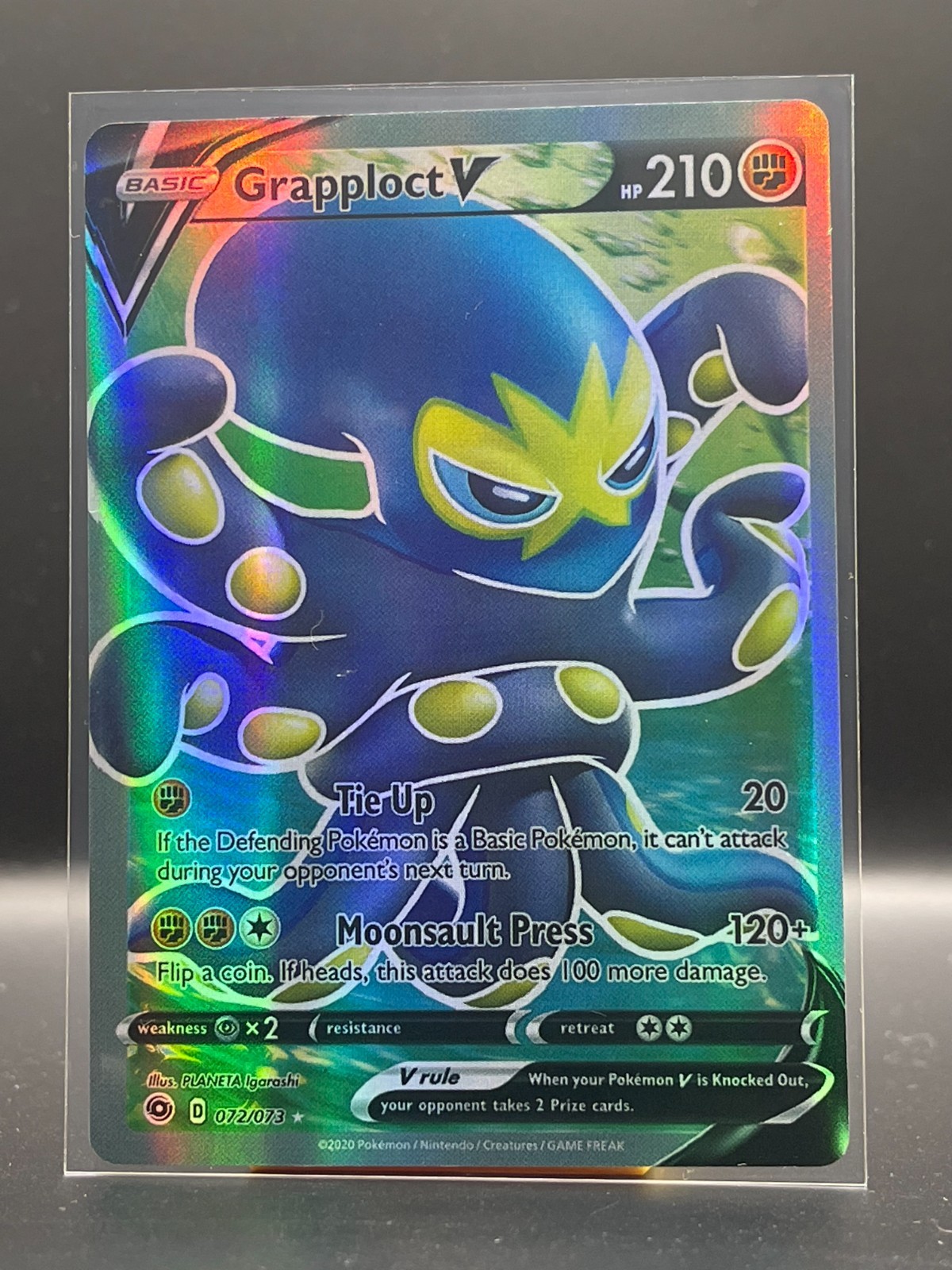 Pokémon Grapploct V 072/073 Ultra Rara Percorso del Campione NM