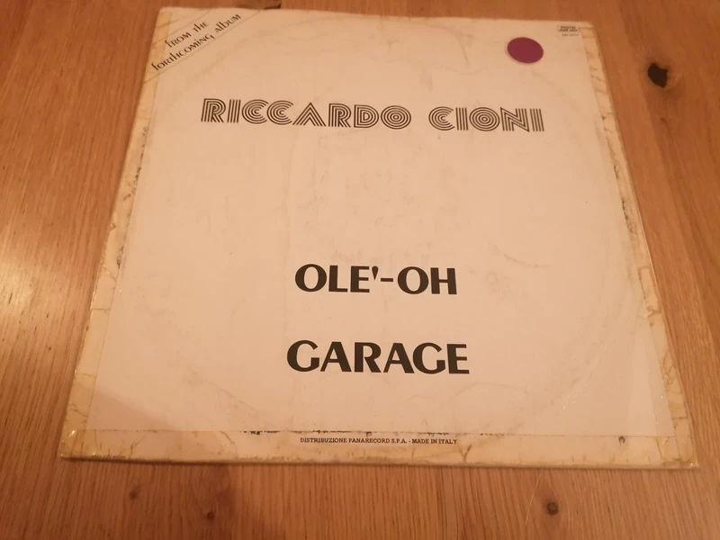 Lp Riccardo Cioni italo disco