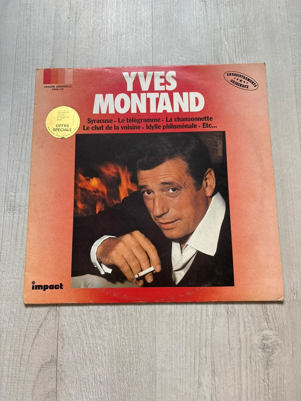 Vinyle 33 tours Yves Montand