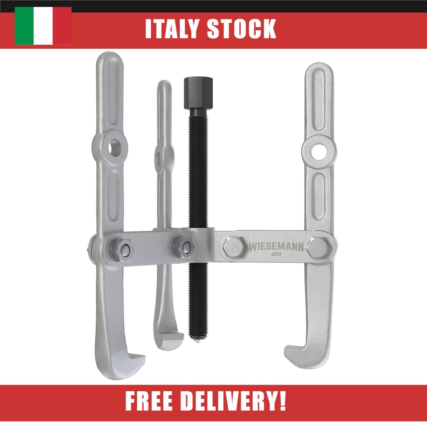 Estrattore Universale A 3 Bracci 140 X 145 Mm Interno/Esterno CV Acciaio Cromato