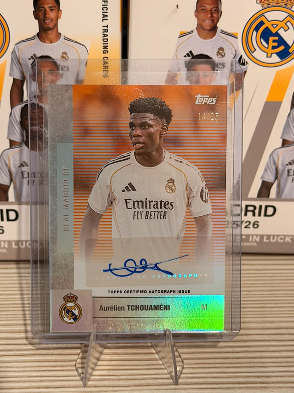 Tchouaméni auto /25 Team set Real Madrid 25/26