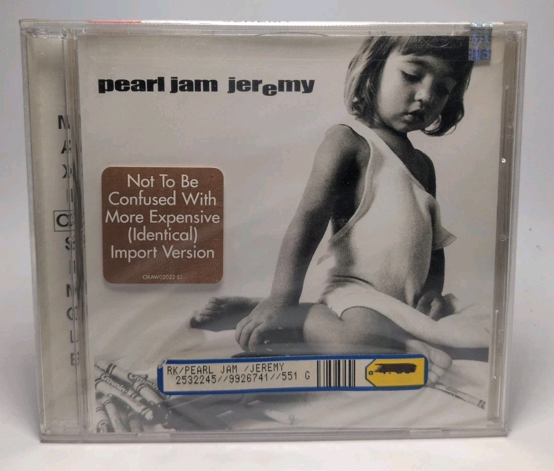 Jeremy by Pearl Jam (CD Maxi Single, 1992) Epic Records Brand New B647