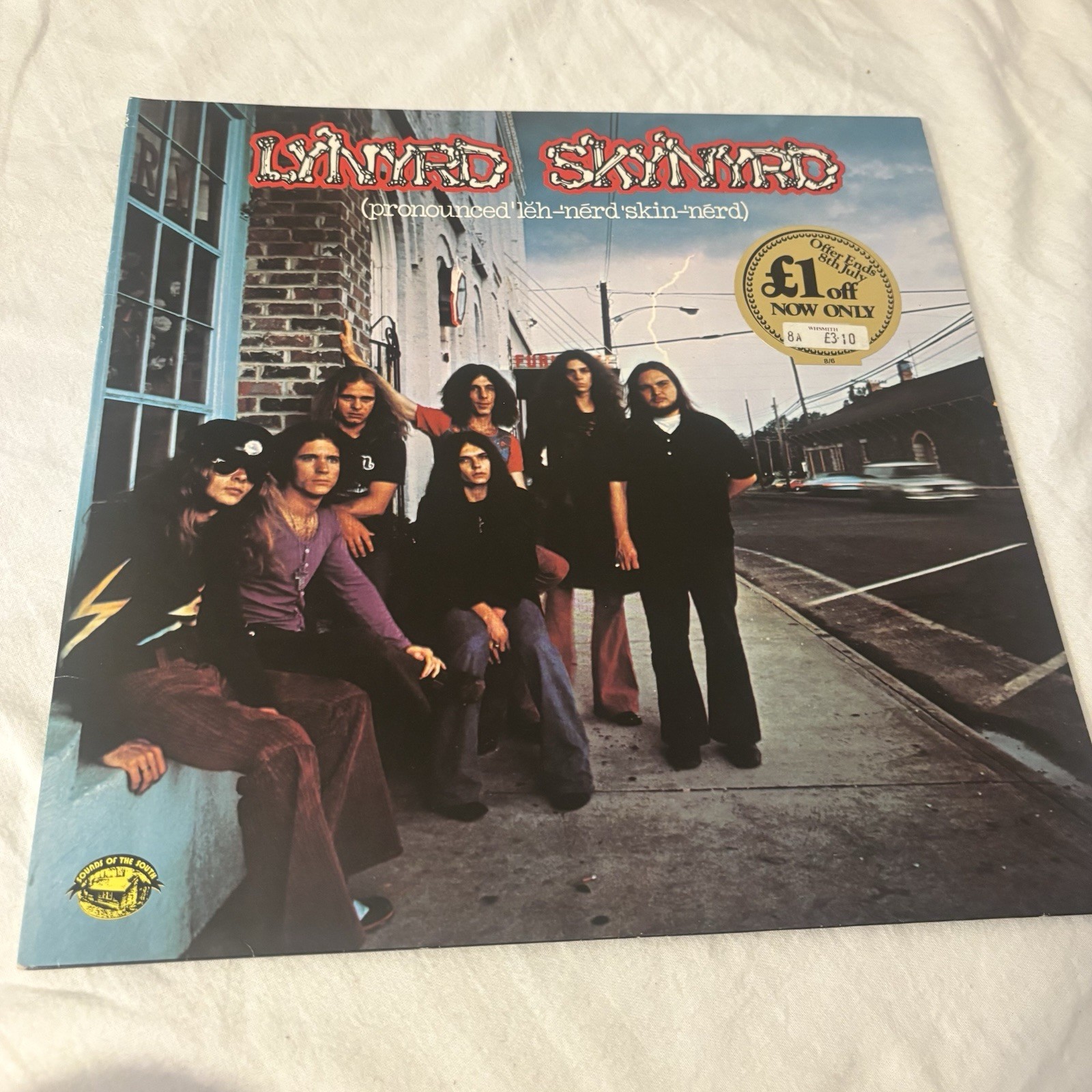Lynyrd Skynyrd – Pronounced ’Lĕh-’nérd ’Skin-’nérd LP UK MCA 1973 MCG 3502