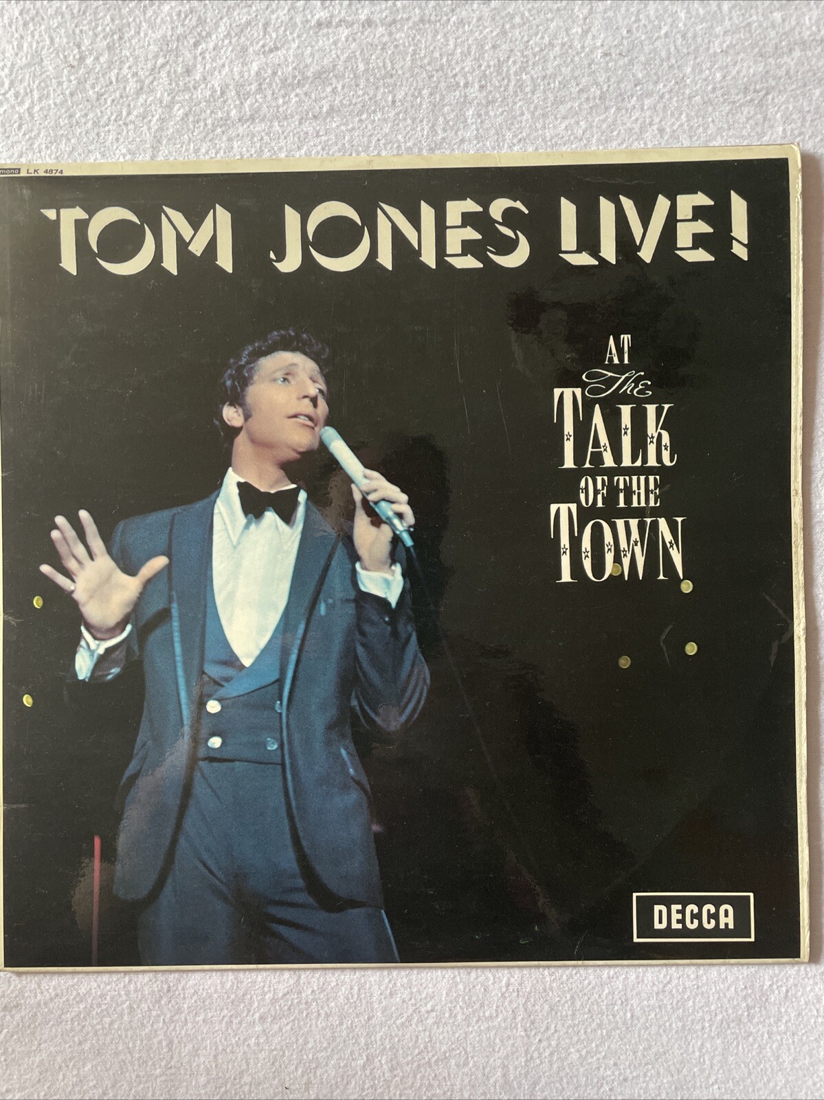 Tom Jones Live! At The Talk Of The Town 12”Vinyl LP - 1967-1970 - DECCA - VTG 
