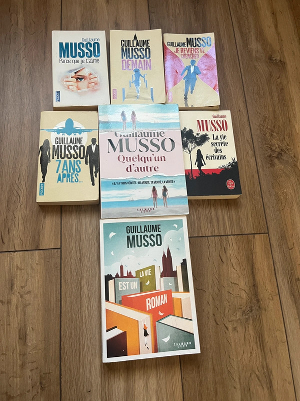 Lot de 7 Livre Guillaume Musso
