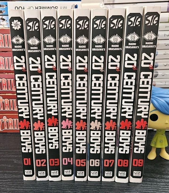 Manga 20th Century Boys Bundle Vol 1-9 English Volumes Viz Signature