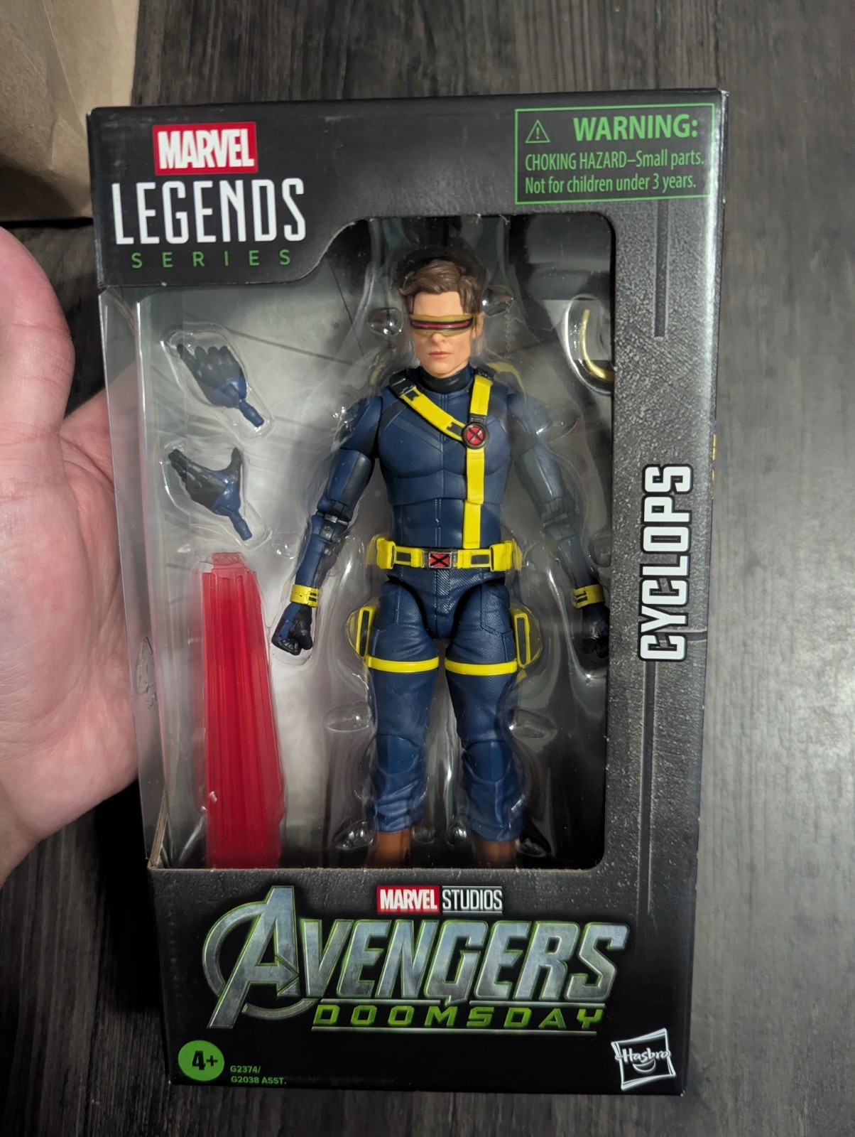 Marvel Legends Avengers Doomsday Cyclops IN HAND