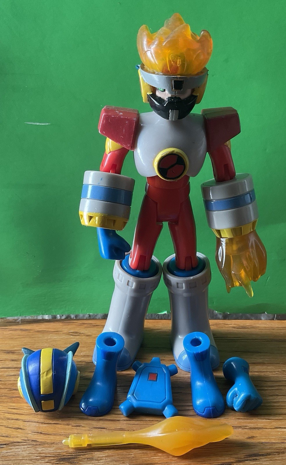 Megaman Nt Warrior Deluxe  Figure Torch Soul COMPLETE