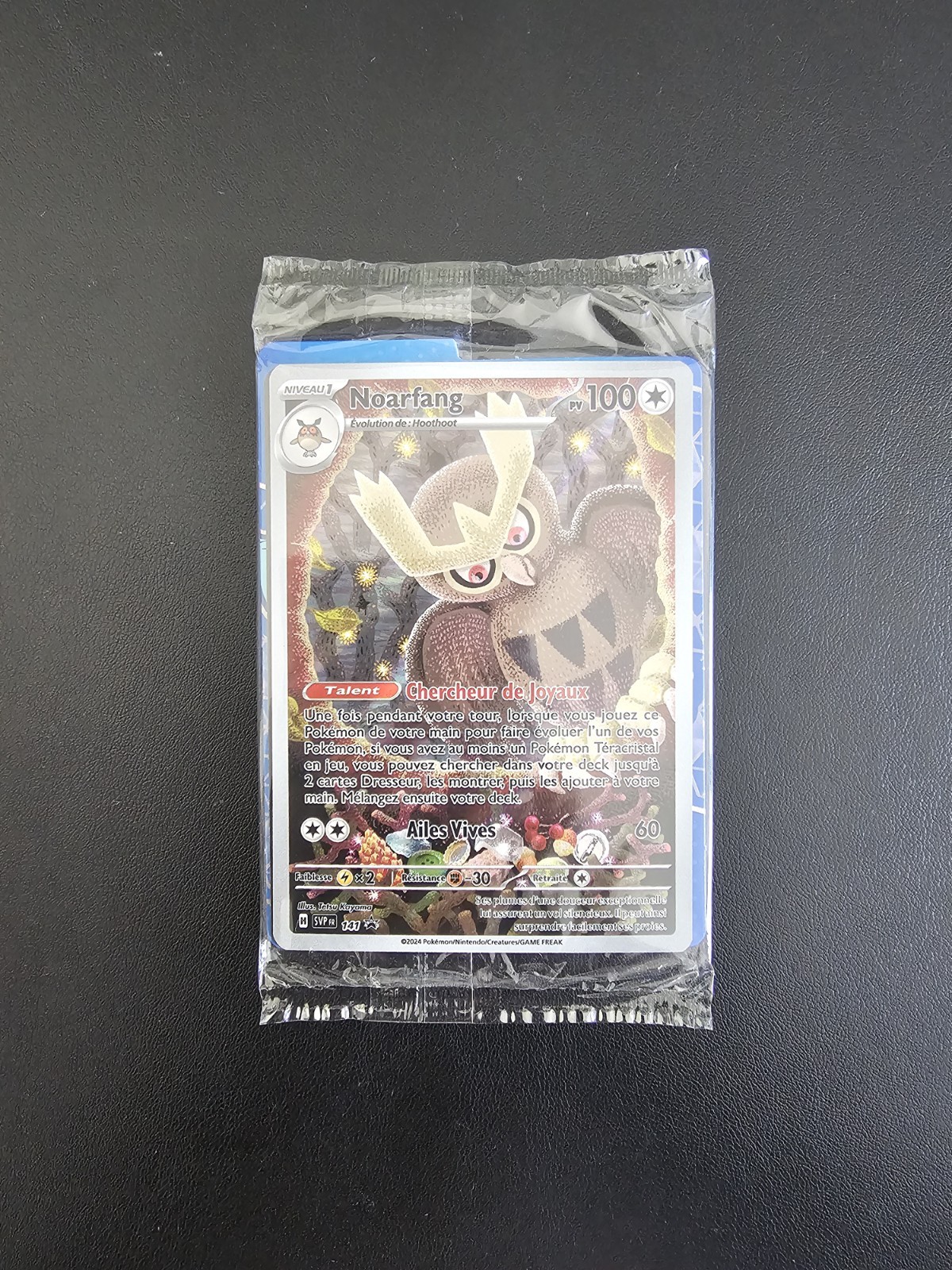 Carte Pokémon HOLO Noarfang SVP 141 Promo Ecarlate & Violet FR NEUF Scellé