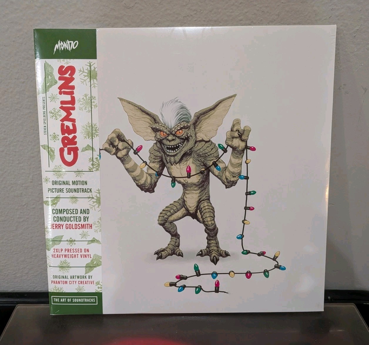Gremlins Soundtrack 2xLP UV Sensitive Jerry Goldsmith Mondo Sealed Vinyl