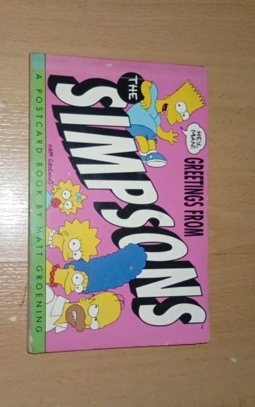 Coleção de 32 postais vintage dos Simpsons