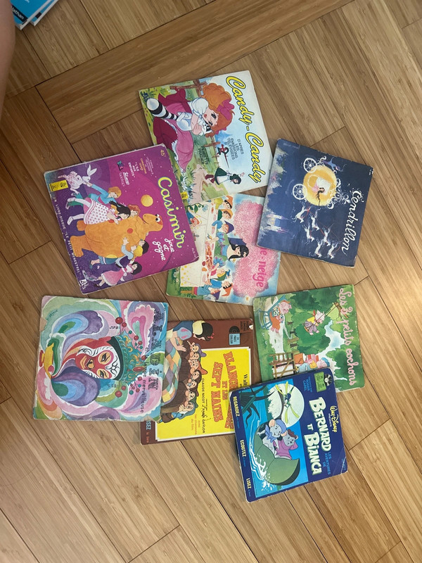 8 vinyles disney