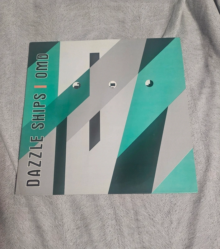 Vinyle 33T OMD - Dazzle Ships (Pressage Original US 1983 - Pochette Ajourée) die-cut