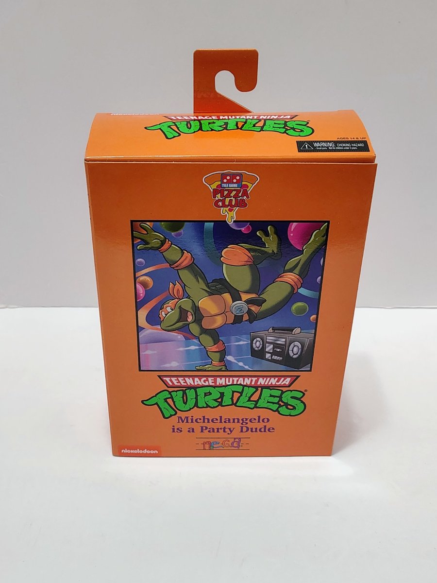 TMNT Michelangelo Is A Party Dude Pizza Club NECA Teenage Mutant Ninja Turtles 