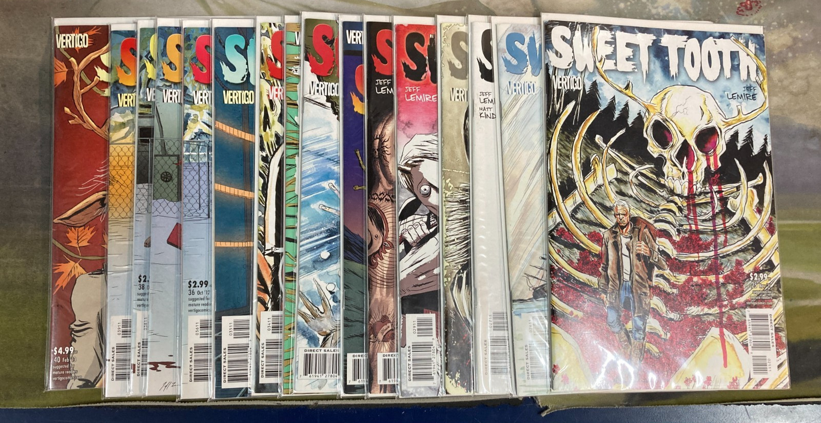 Lotto Sweet Tooth #25-40 - Jeff Lemire Vertigo Run - DC Comics