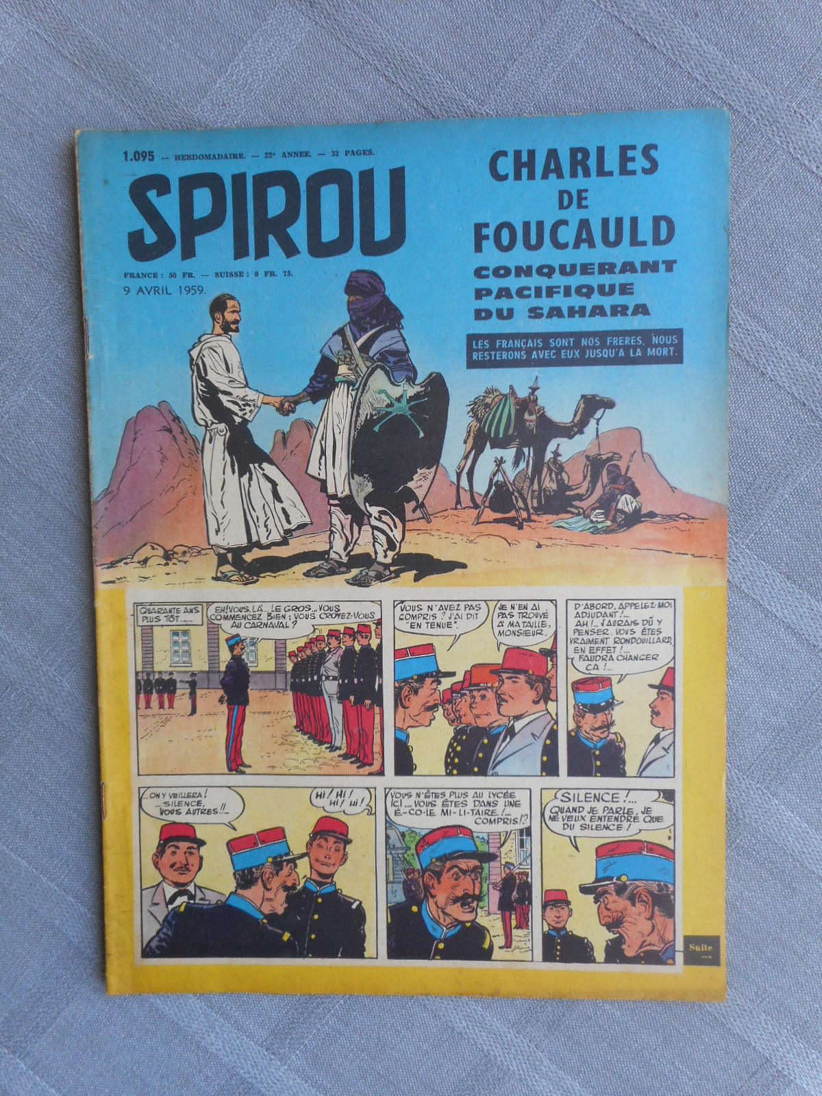 Hebdo Spirou N°1095 1959 Buone Condizioni