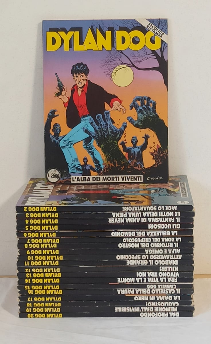 DYLAN DOG 1/20 ristampa in sequenza completa Ed. Bonelli 1991  !!!!!
