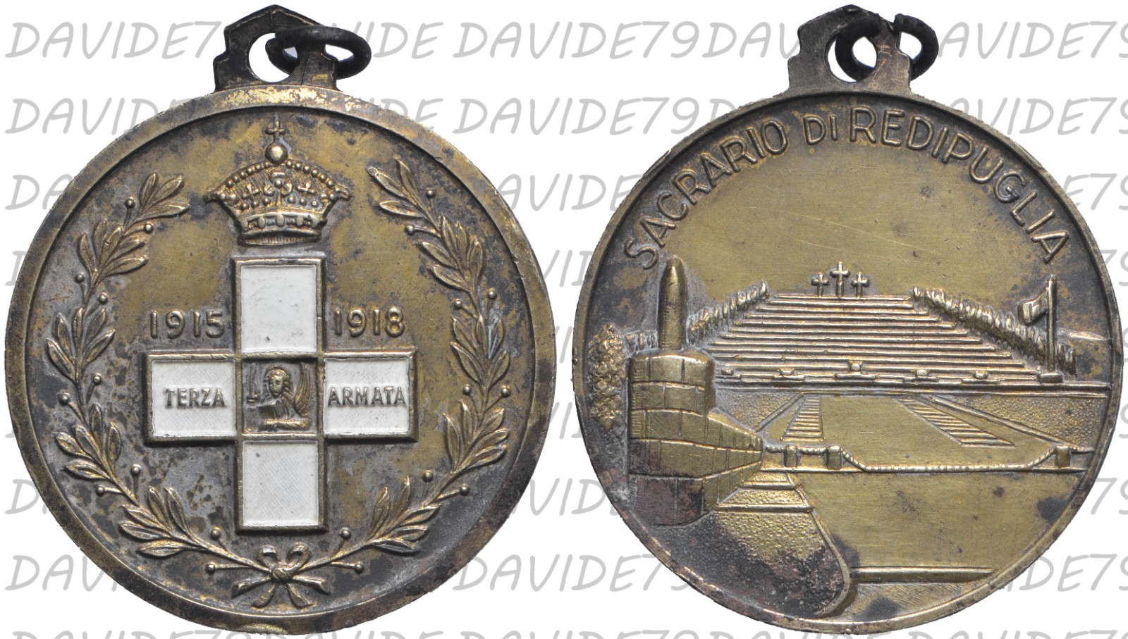 1153] MEDAGLIA COMMEMORATIVA DELLA TERZA ARMATA SACRARIO DI REDIPUGLIA 1938