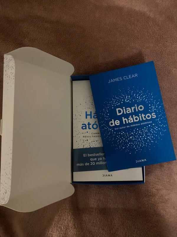 Hábitos atómicos Libro + Diario + Caja