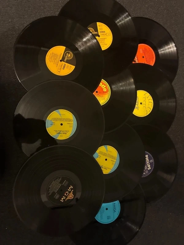 10 Deko Schallplatten