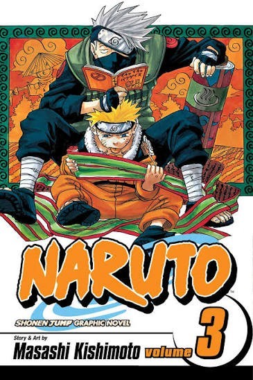 Naruto Vol. 3 English Manga Masashi Kishimoto Used
