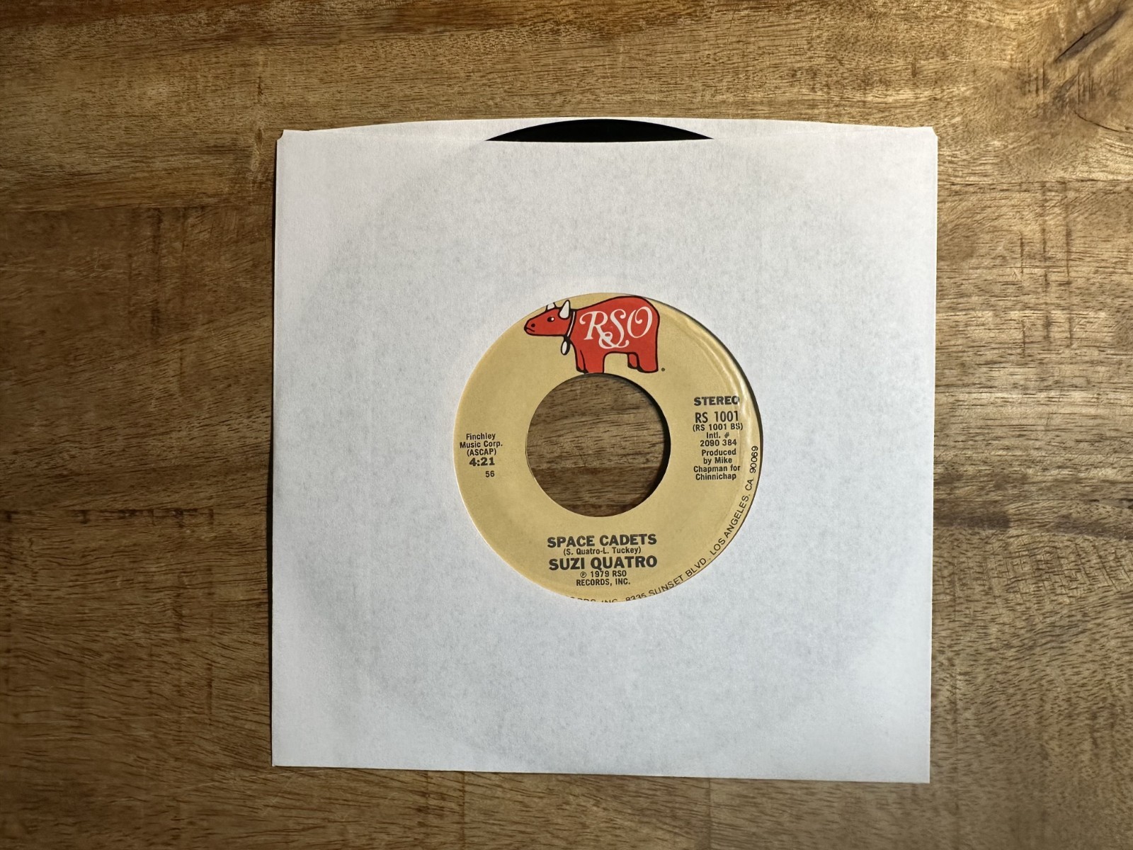 Suzi Quatro - SPACE CADETS / I'VE NEVER BEEN IN LOVE- RSO (RS-1001) 45 EX/EX