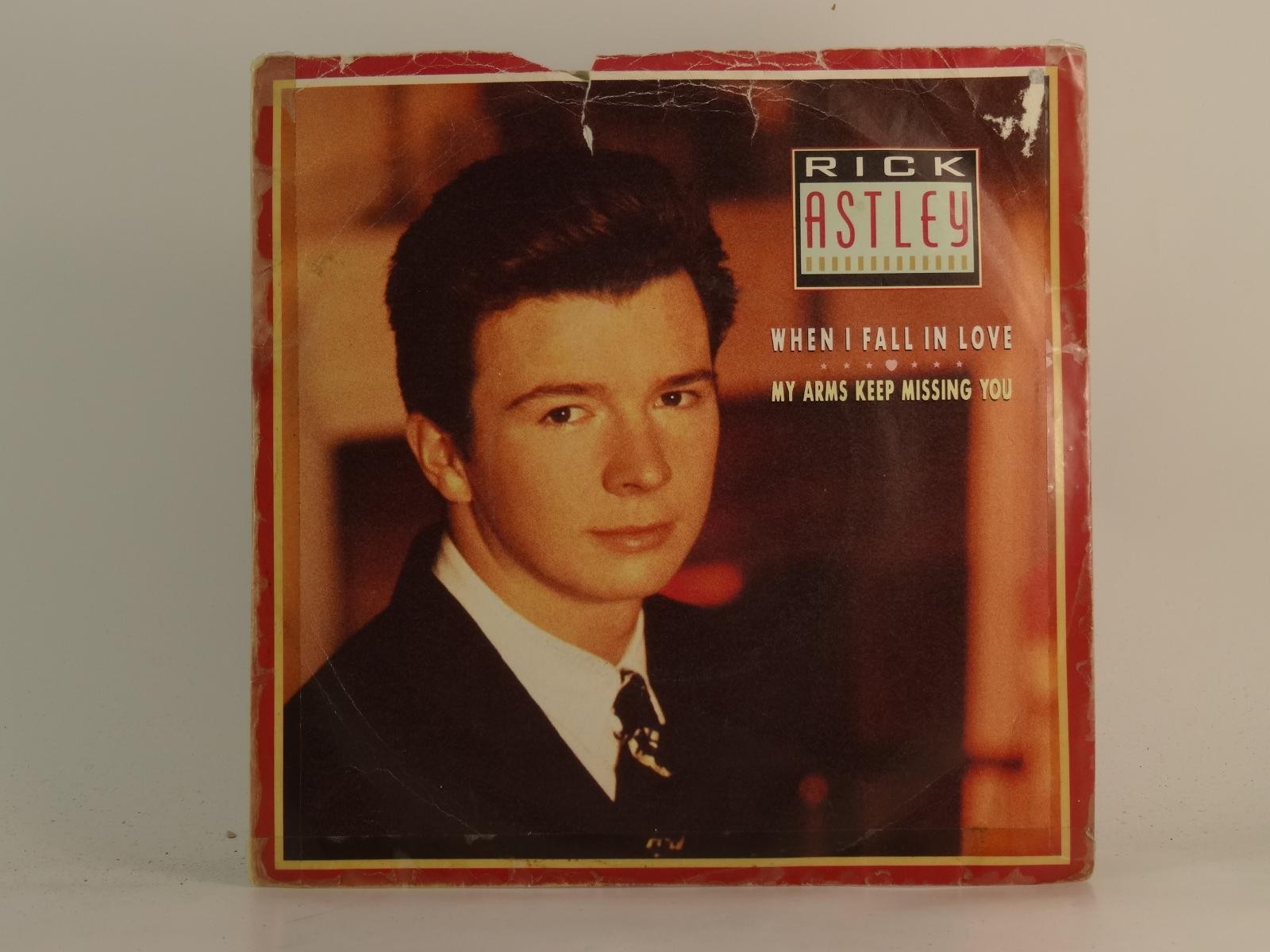 RICK ASTLEY WHEN I FALL IN LOVE (74) 2 Track 7" Single plus Picture Sleeve RCA R