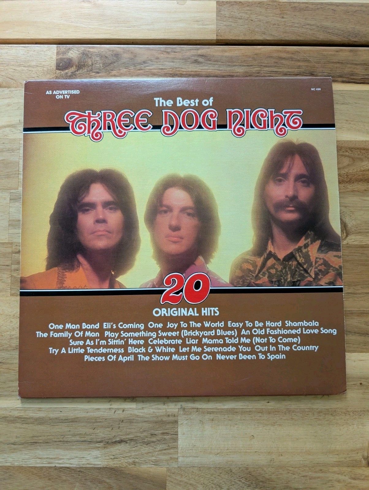 The Best Of Three Dog Night "As Advertised On TV" Vinyl Record K-tel, Excellent