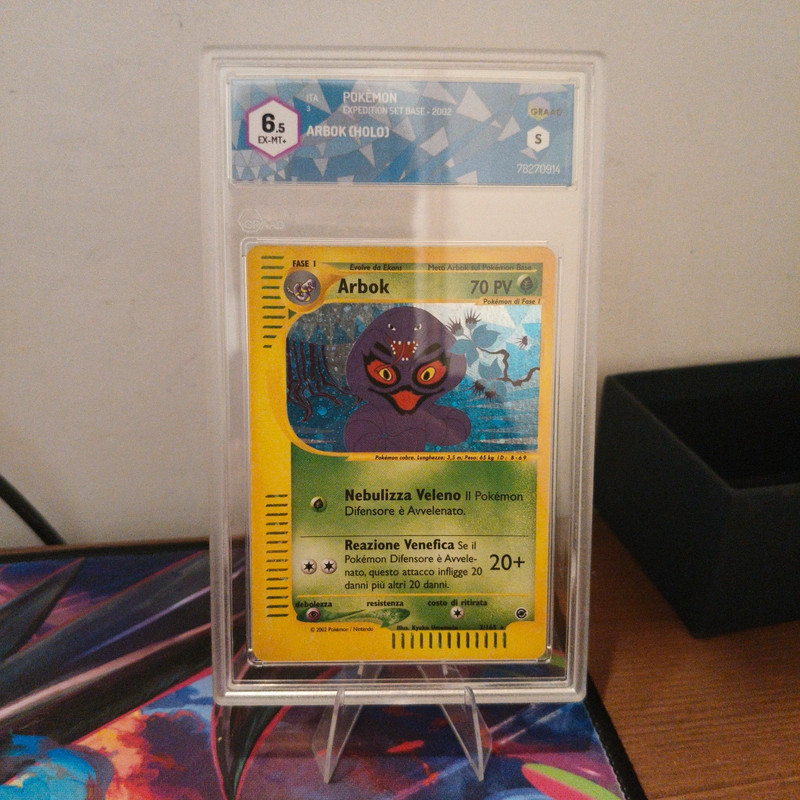 Arbok Holo Expedition set graad 6.5