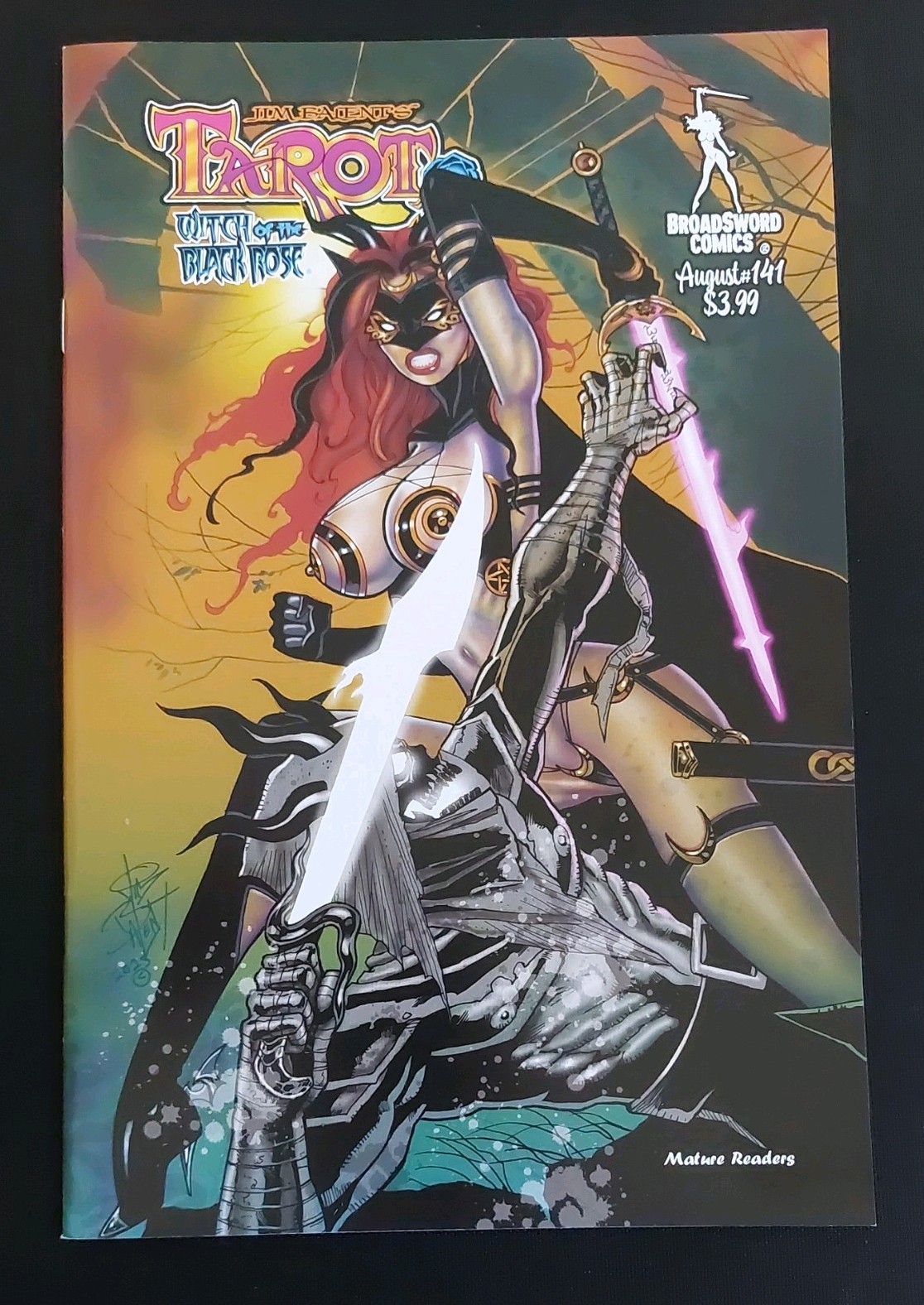 TAROT WITCH OF THE BLACK ROSE #141 New  2023 BROADSWORD COMICS JIM BALENT 