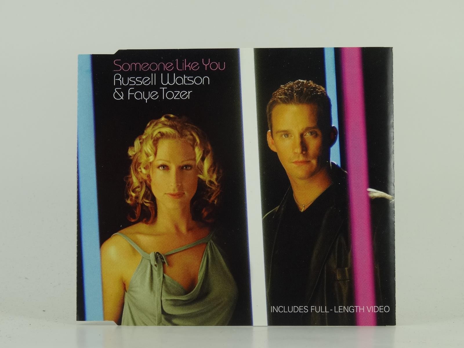 RUSSELL WATSON AND FAYE TOZER SOMEONE LIKE YOU (D55) 3 Track CD Single plus Pict