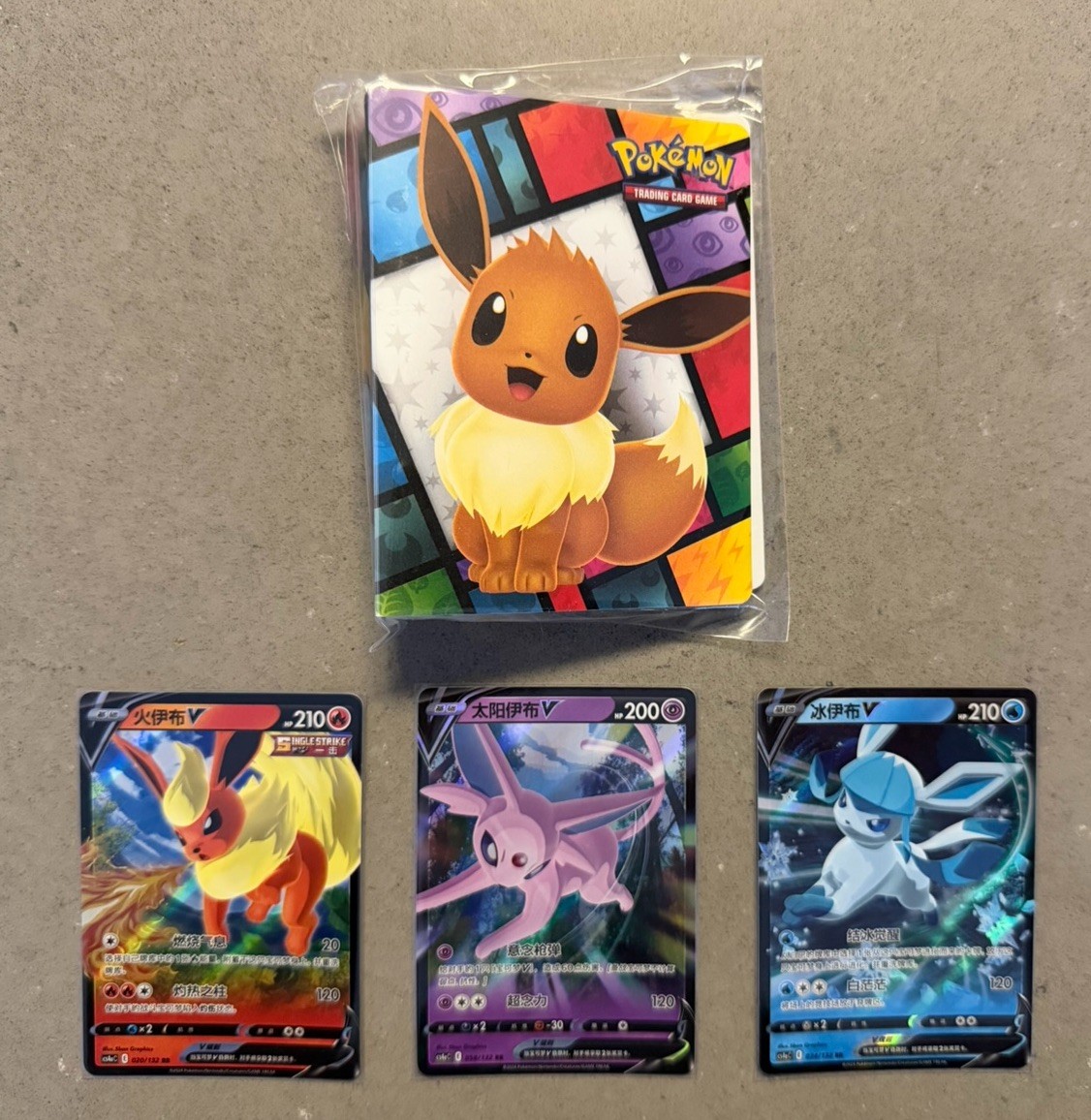 POKEMON MINI RACCOGLITORE EEVEE COVER CON 3 CARTE EEVEE EVOLUTIONS WOW L@@K F