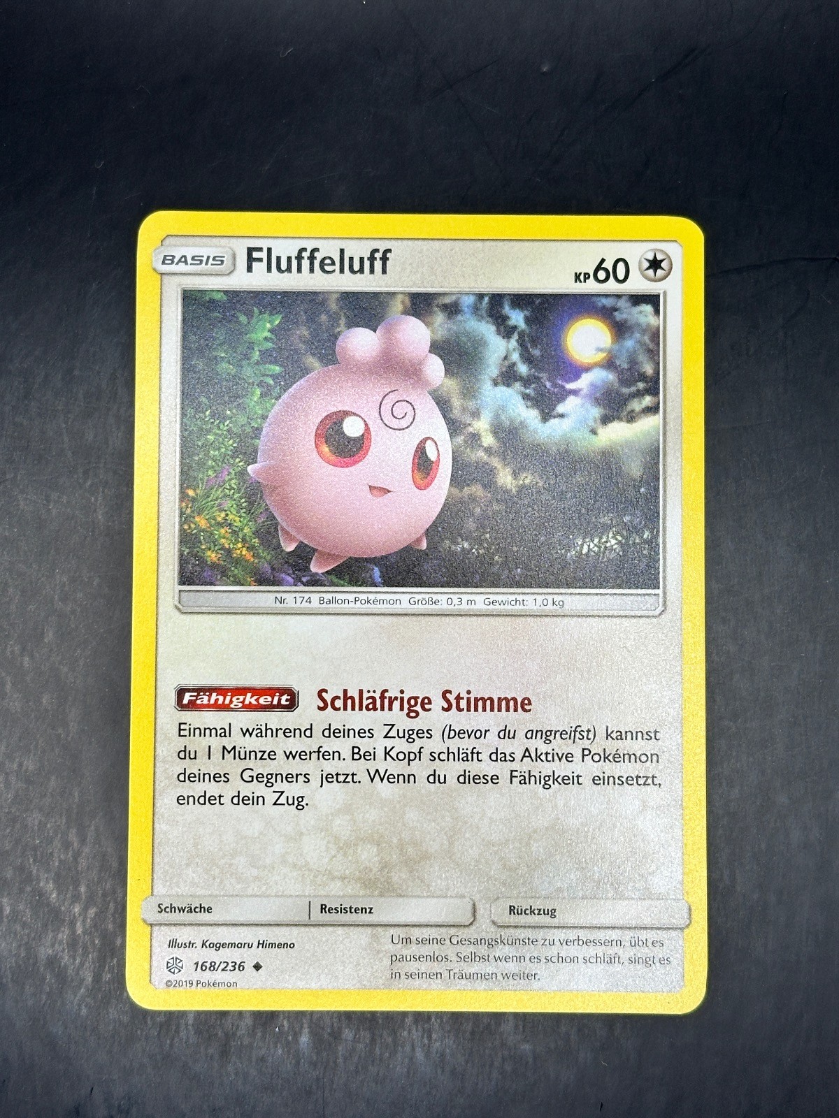 Igglybuff 168/236 Pokemon Eclissi Cosmica Non Comune Near Mint DE