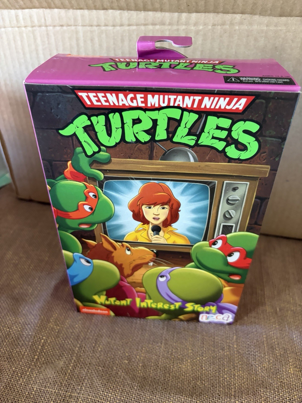 NECA TMNT Ninja Turtles Cartoon Ultimate April O'Neil NEW Mutant Interest Story