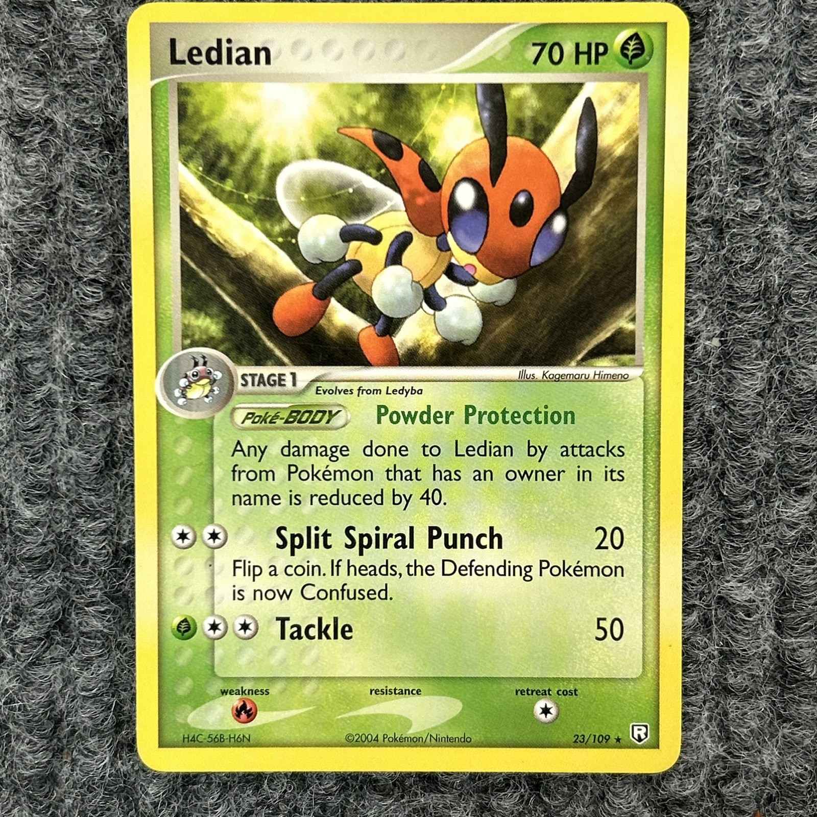 Carta rara Pokemon Team Rocket Returns Ledian 23/109 vintage